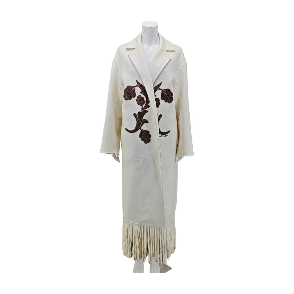 Louis Vuitton Louis Vuitton Embroidered Fringe Wool Coat Size S Size S / US 4 / IT 40 - 1 Thumbnail