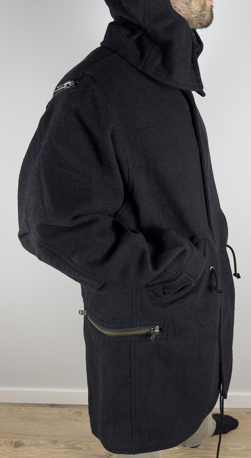 Yohji Yamamoto YOHJI YAMAMOTO Pour Homme 14AW ARCHIVAL Trench Coat Zipper Size US M / EU 48-50 / 2 - 4 Thumbnail