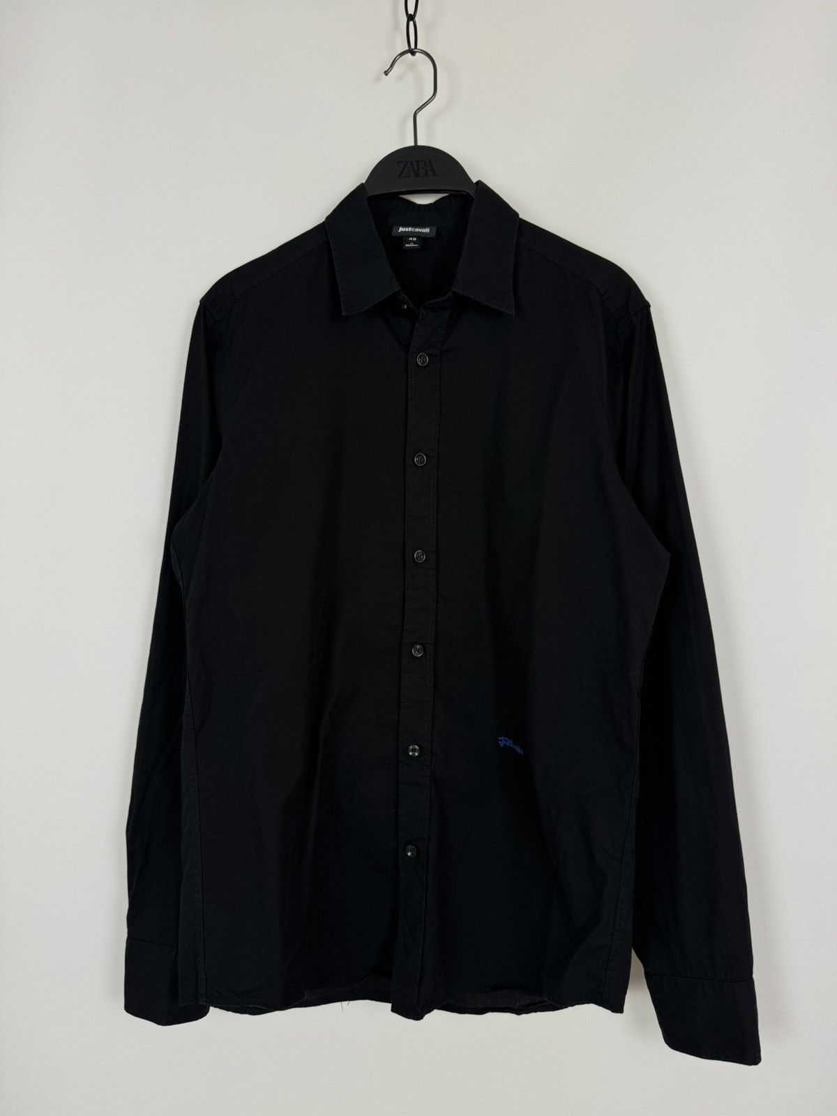 Just Cavalli Just Cavalli Black Shirt Size US M / EU 48-50 / 2 - 1 Thumbnail
