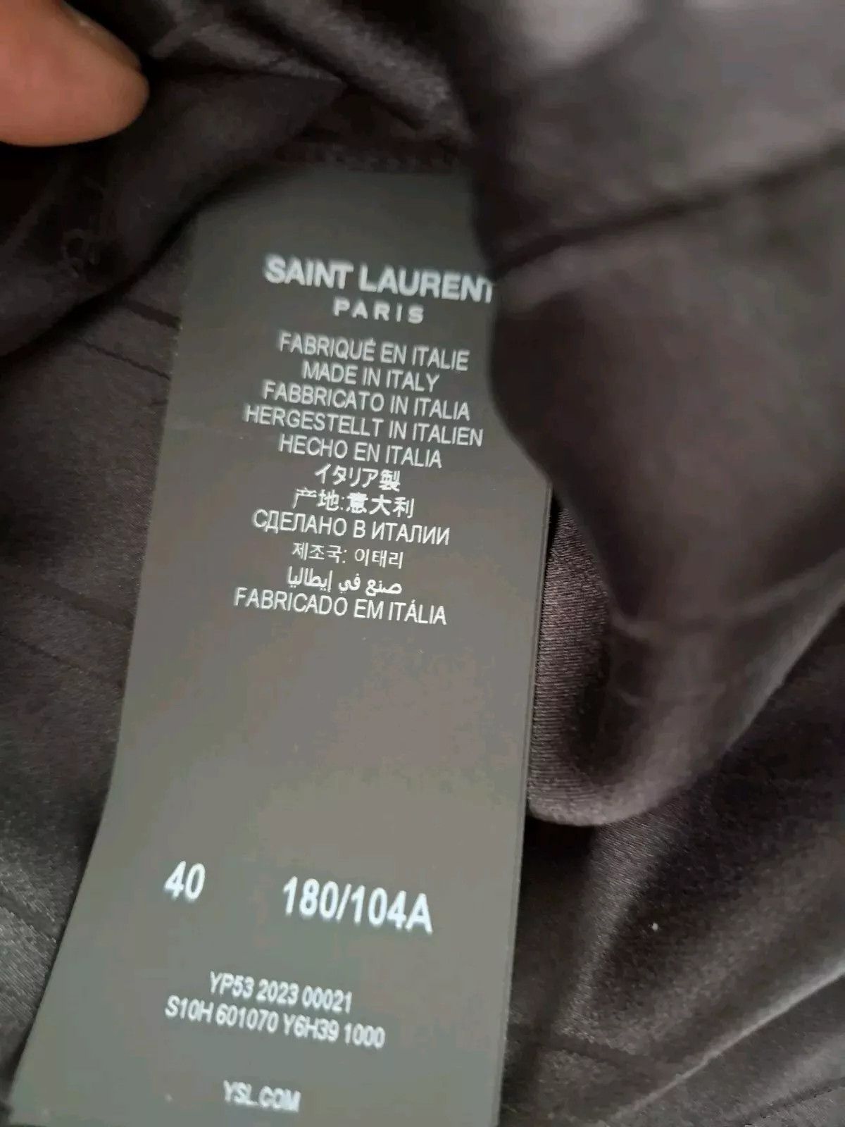 Saint Laurent Paris Saint Laurent Cassandre Silk Shirt 40 Size US M / EU 48-50 / 2 - 8 Thumbnail