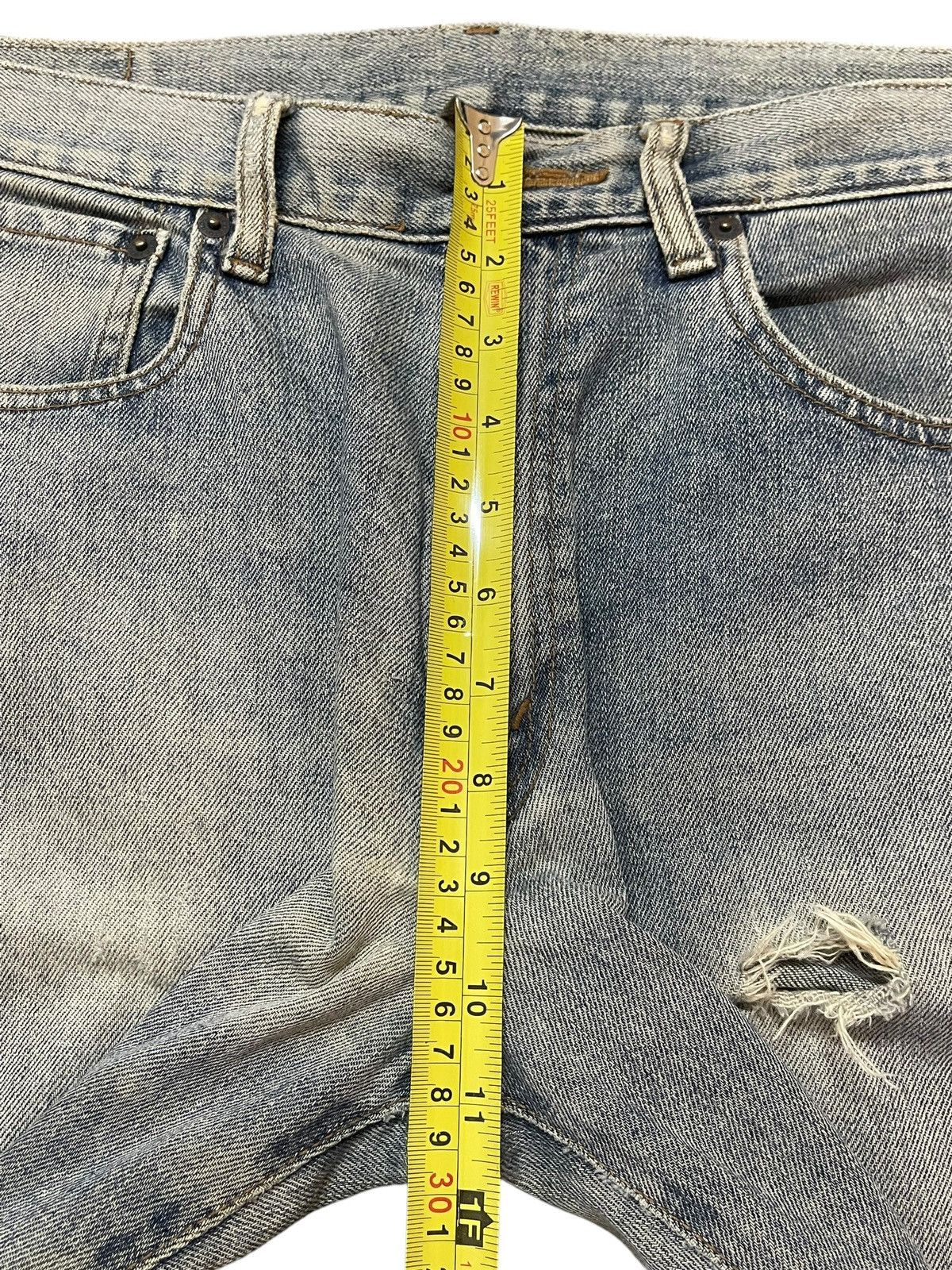 Japanese Brand Vintage Japanese Brand Blue Faded Wash Style Jeans Size US 33 - 15 Thumbnail