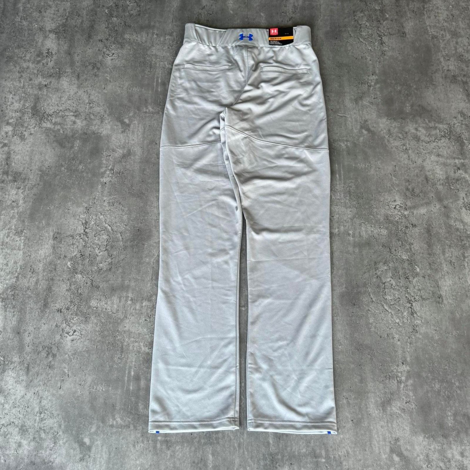 Under Armour × Vintage Brand New Under Armour Grey & Blue Baseball Pants Size US 29 - 2 Thumbnail