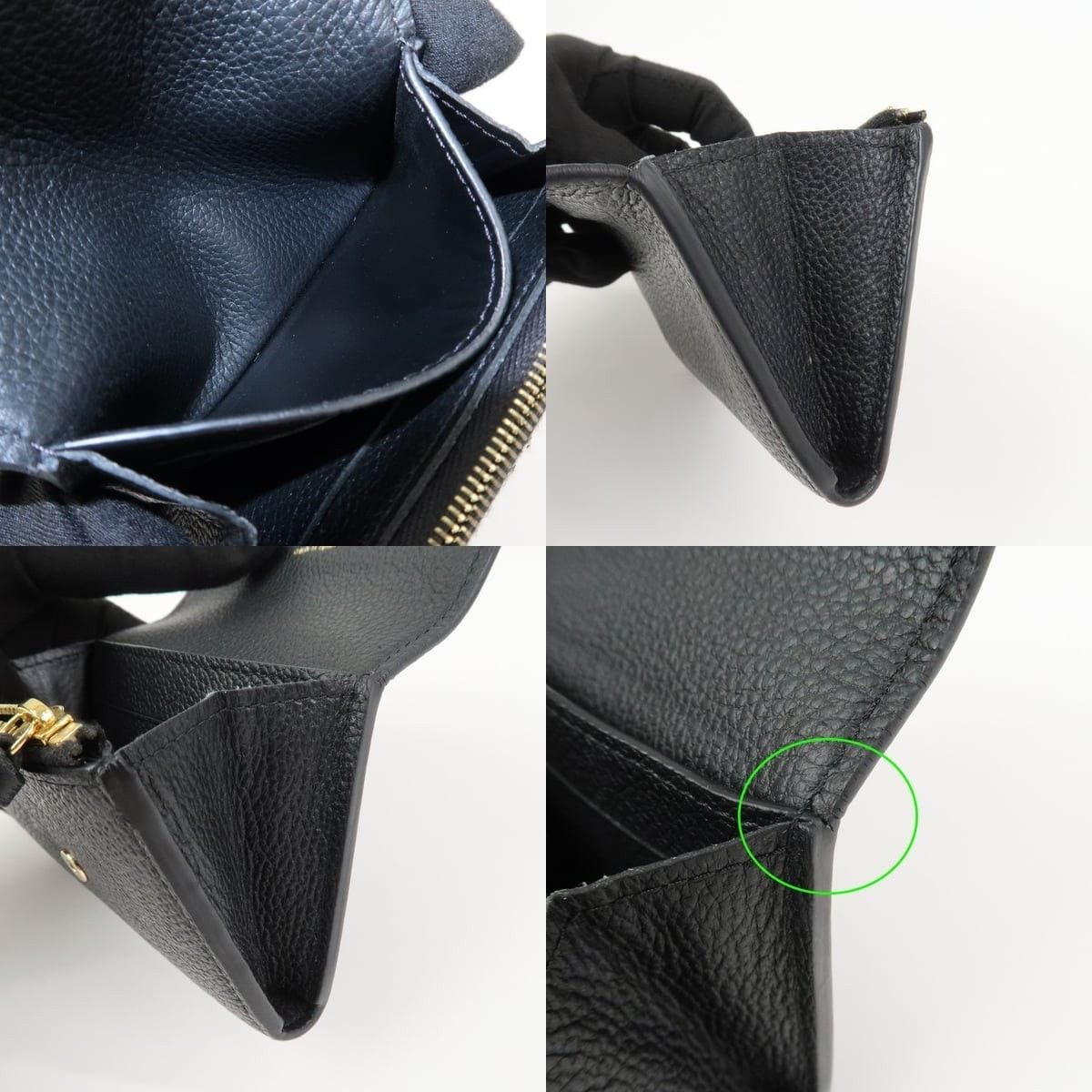 Louis Vuitton Louis Vuitton Empreinte Rosalie Coin Purse Leather Black Size ONE SIZE - 7 Thumbnail