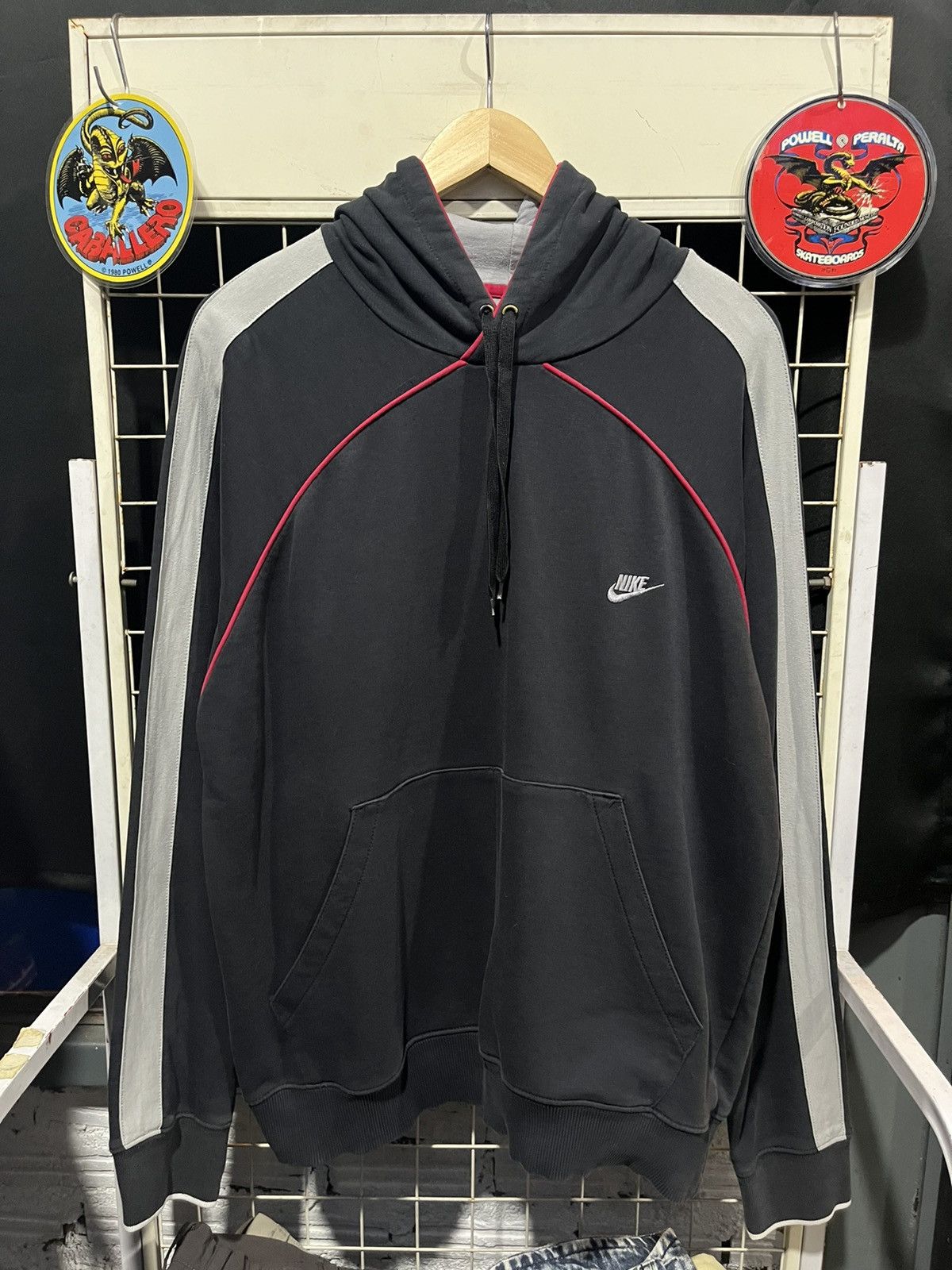 Nike Nike Swoosh Hoodie Y2K Size US L / EU 52-54 / 3 - 1 Thumbnail