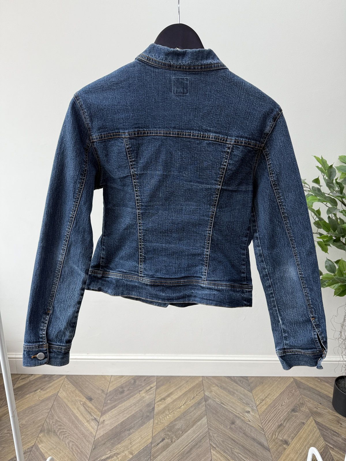 Miss Sixty Vintage Miss Sixty Womens Denim Jacket Cropped Button Up Size M / US 6-8 / IT 42-44 - 12 Thumbnail