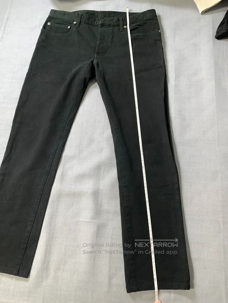 Dior Dior Black Leather Patch Mixed Fabric Casual Pants Size US 32 / EU 48 - 7 Thumbnail
