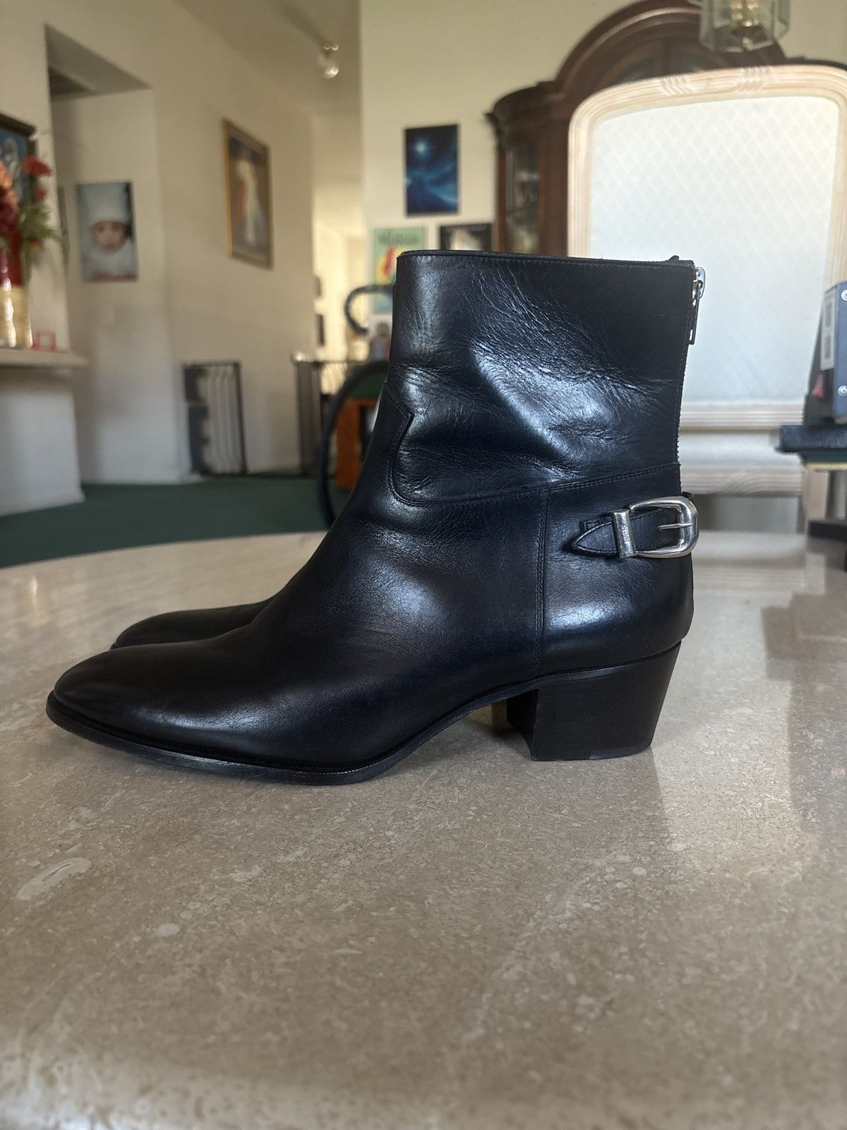 Celine Celine Isaac Buckle Zip Boot Hedi Slimane Era Size US 8 / EU 41 - 1 Thumbnail