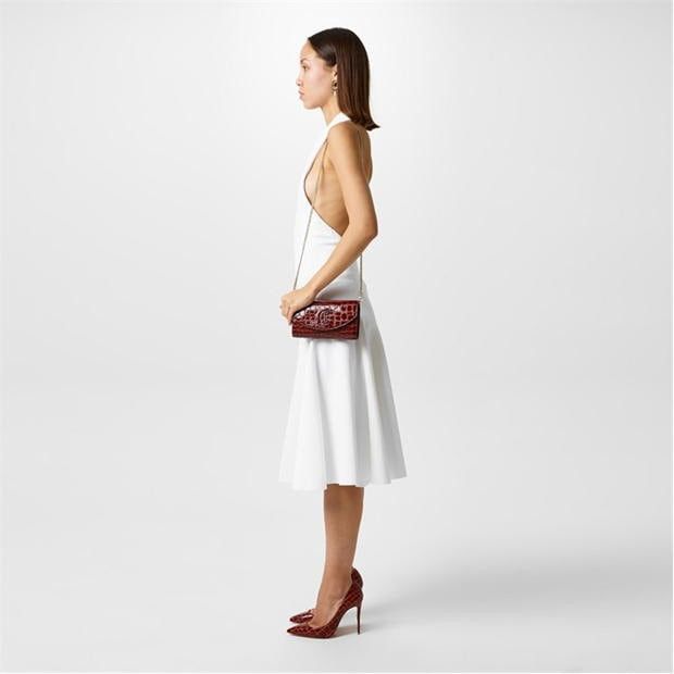 Christian Louboutin Kate 100mm Croc Pumps Size US 8 / IT 38 - 7 Thumbnail