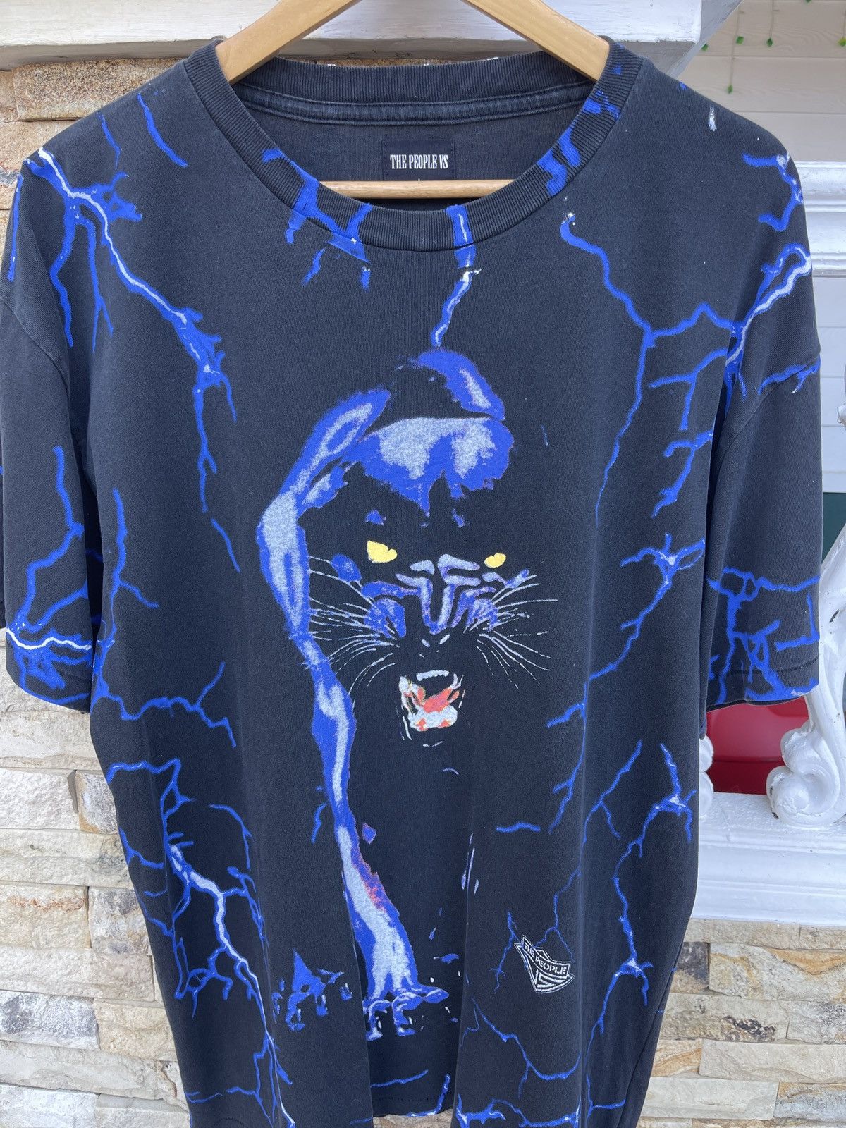 The People Vs. Last Drop🔥The People Vs Panther Thunder Shirt Lightning Aop Size US L / EU 52-54 / 3 - 1 Thumbnail