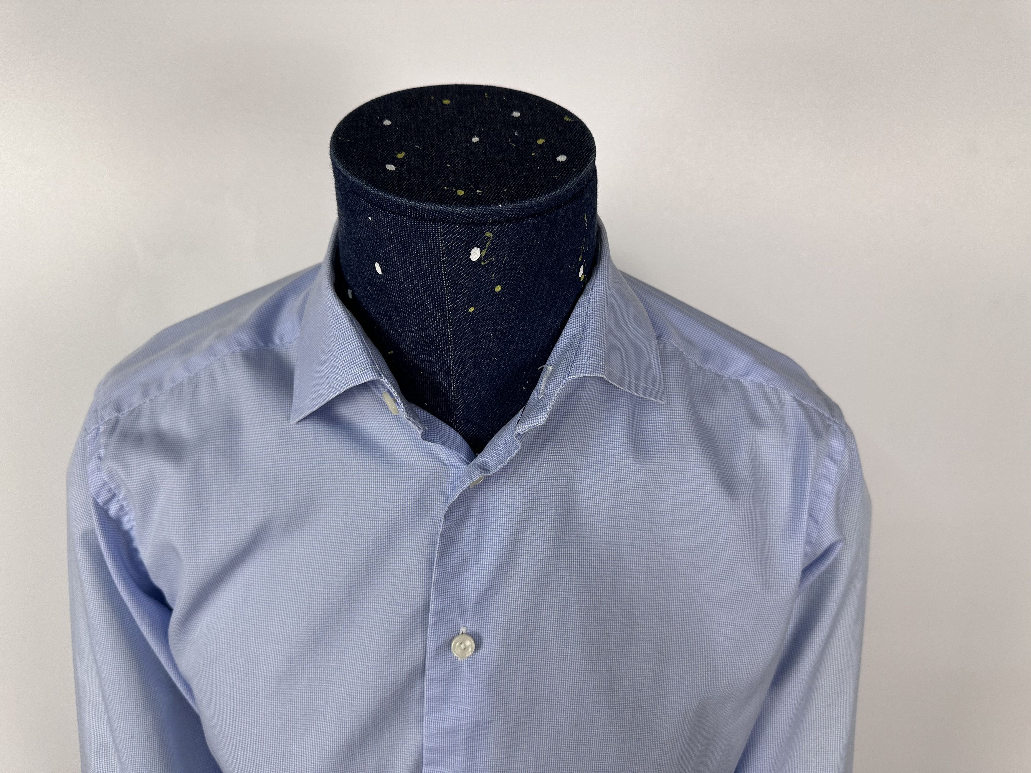 Eton × Grailed Eton Dress Shirt Mens Button Up Long Sleeve Slim Size 40 Size US M / EU 48-50 / 2 - 3 Thumbnail