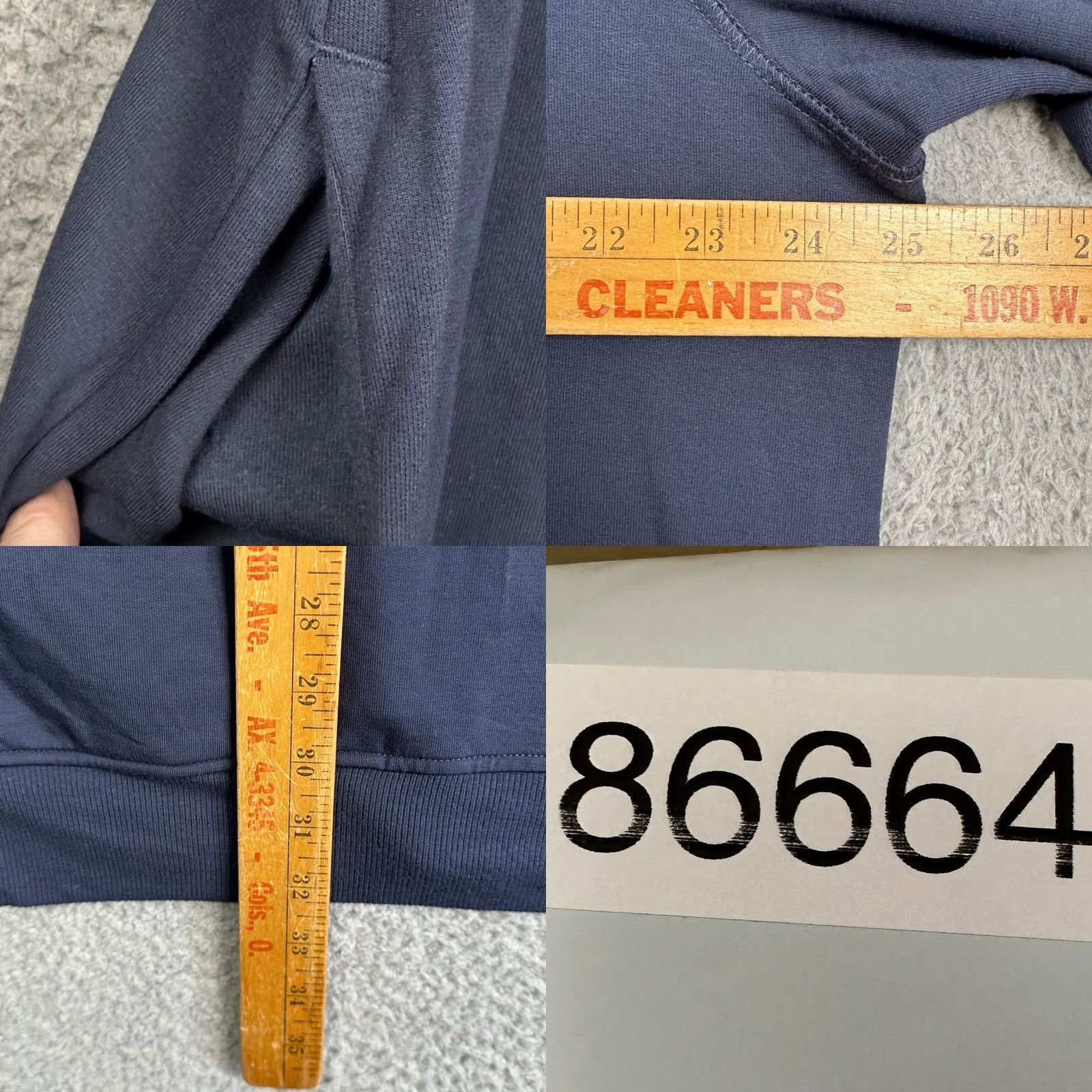 TravisMathew TravisMathew Sweatshirt Mens XL Navy Blue Quarter Zip Pullover Stretch Pockets Size US XL / EU 56 / 4 - 8 Thumbnail