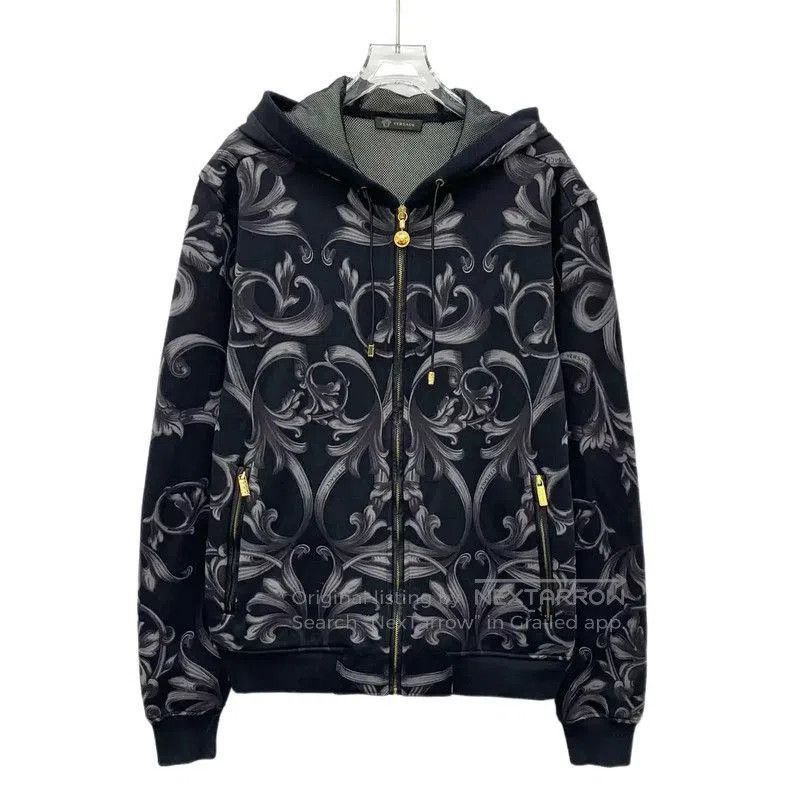 Versace Versace Men's Hooded Colorful Cotton Jacket . Size US M / EU 48-50 / 2 - 1 Thumbnail