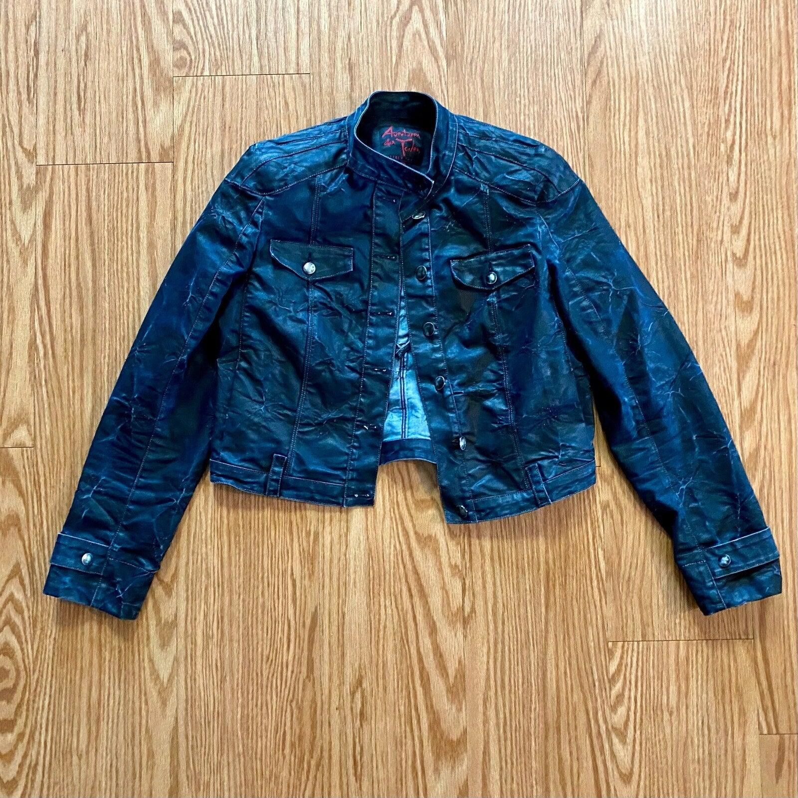 Other Aventures des Toiles Distressed Blue Denim Jacket Womens M Size M / US 6-8 / IT 42-44 - 3 Thumbnail