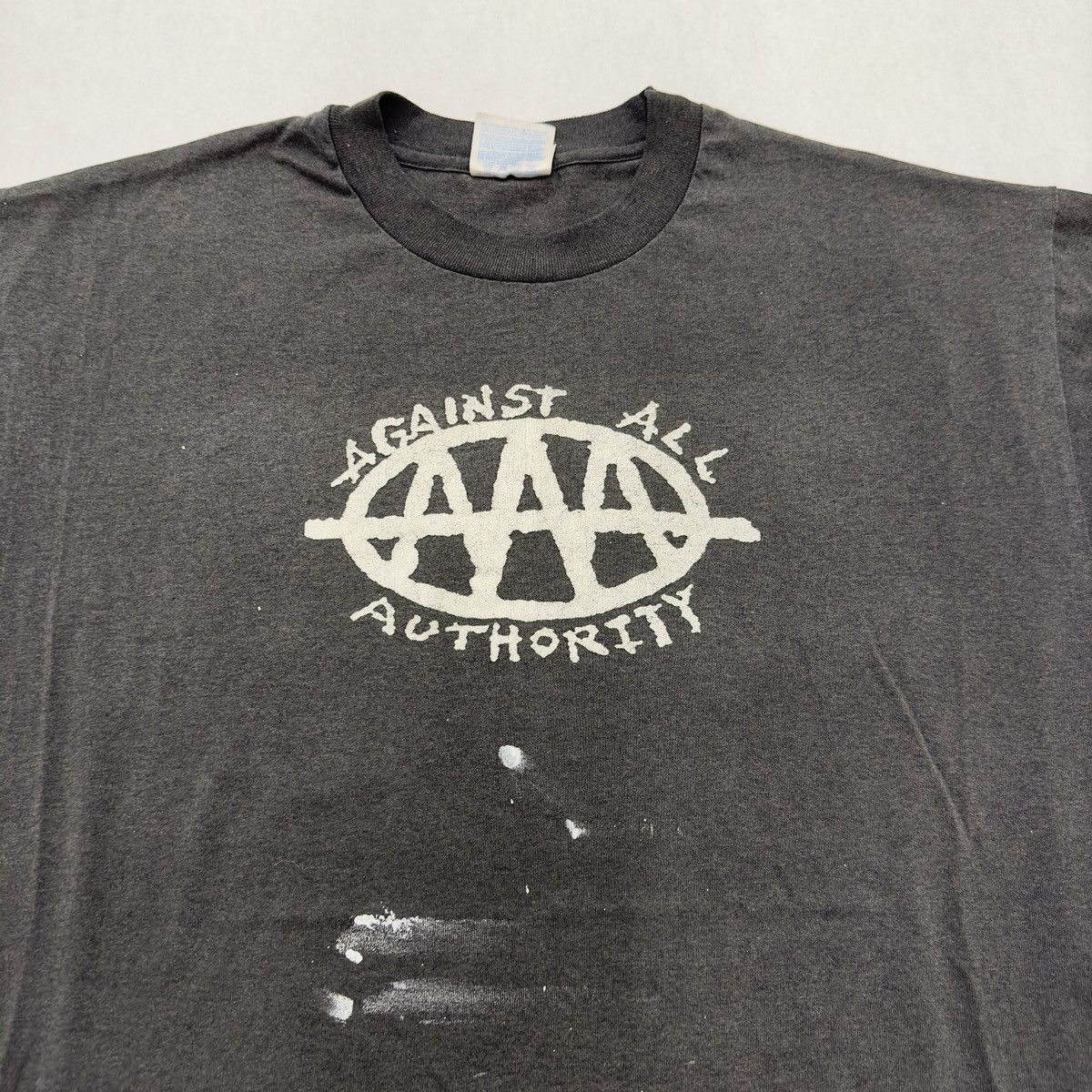 Band Tees × Hanes × Vintage Vintage Against All Authority tee Size US L / EU 52-54 / 3 - 4 Thumbnail
