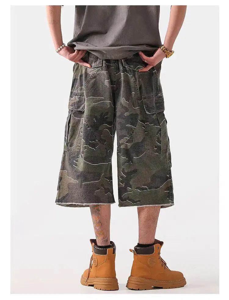Designer × Japanese Brand Vintage Casual Loose Harajuku Shorts Size US 31 - 4 Thumbnail