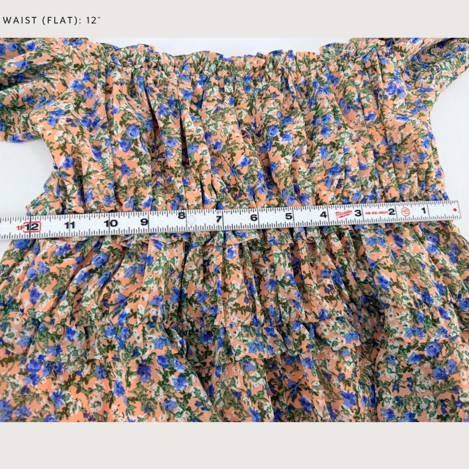 Other Revolve ASTR The Label Floral Smocked Puff Sleeve Blouse XS Size XS / US 0-2 / IT 36-38 - 7 Thumbnail