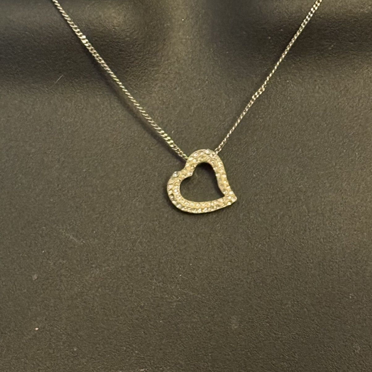 Swarovski Swarovski silver open pave heart pendant necklace Size ONE SIZE - 2 Thumbnail