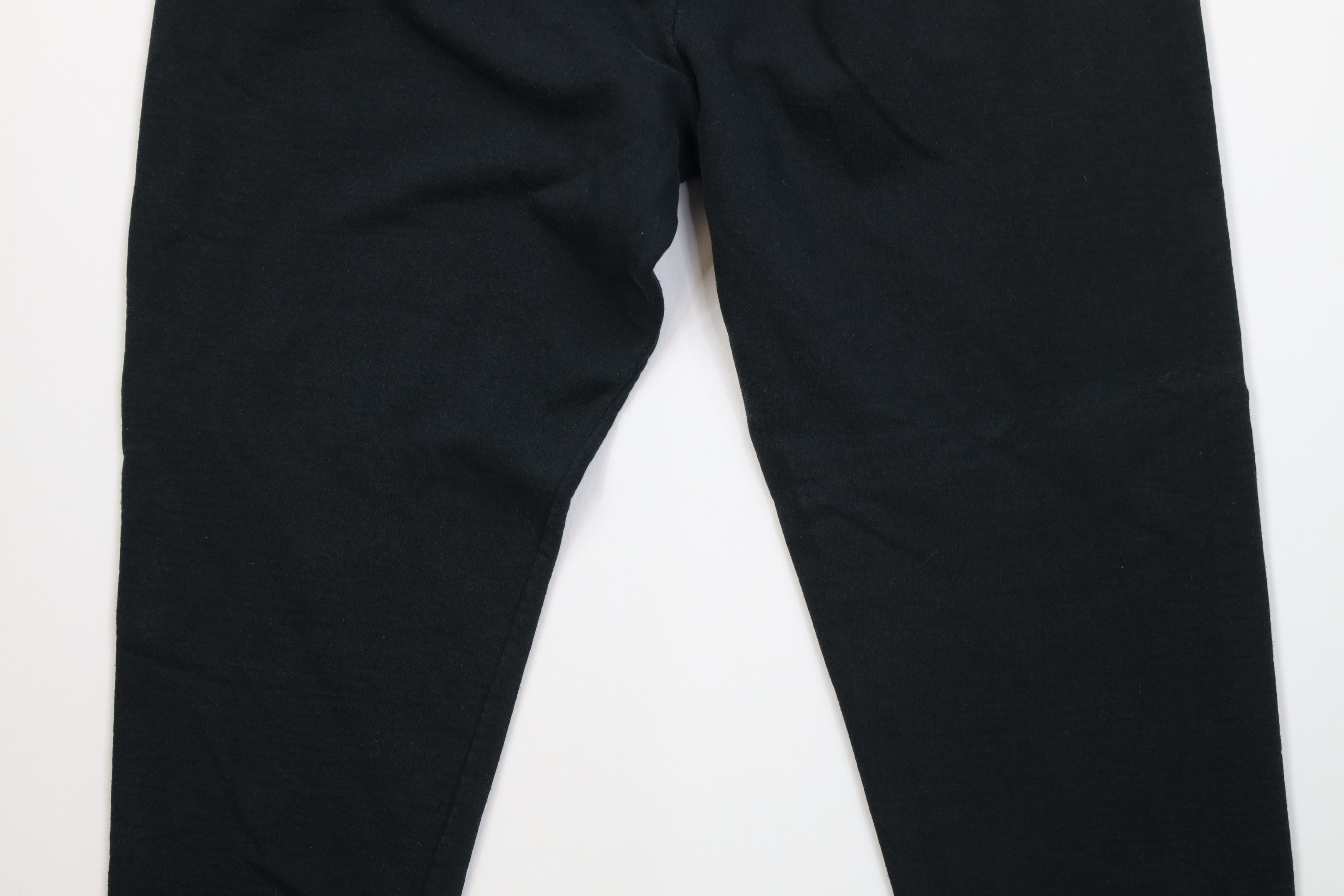 Vintage Vintage 90s Streetwear Cuffed Sweatpants Joggers Pants Black Size US 38 / EU 54 - 12 Thumbnail
