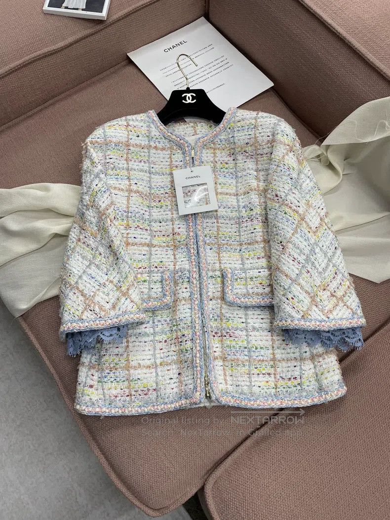 Chanel Chanel Beach series colourful woven lace jacket Size XS / US 0-2 / IT 36-38 - 1 Thumbnail