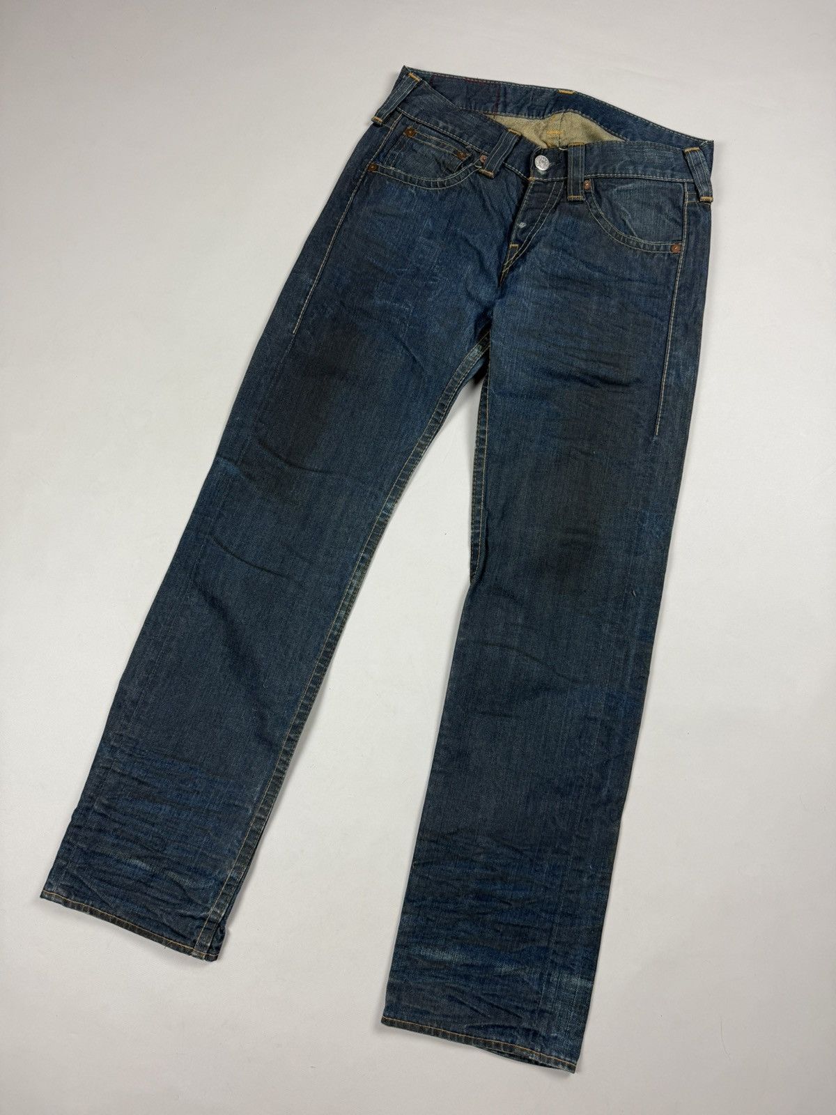 Levi's Levis RED Lot 01M F02 Vintage Men’s Wide Leg Cowboy Jeans Size US 30 / EU 46 - 4 Thumbnail