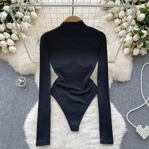 Japanese Brand American Sexy Slim Print Rompers Women Half Size ONE SIZE - 6 Thumbnail