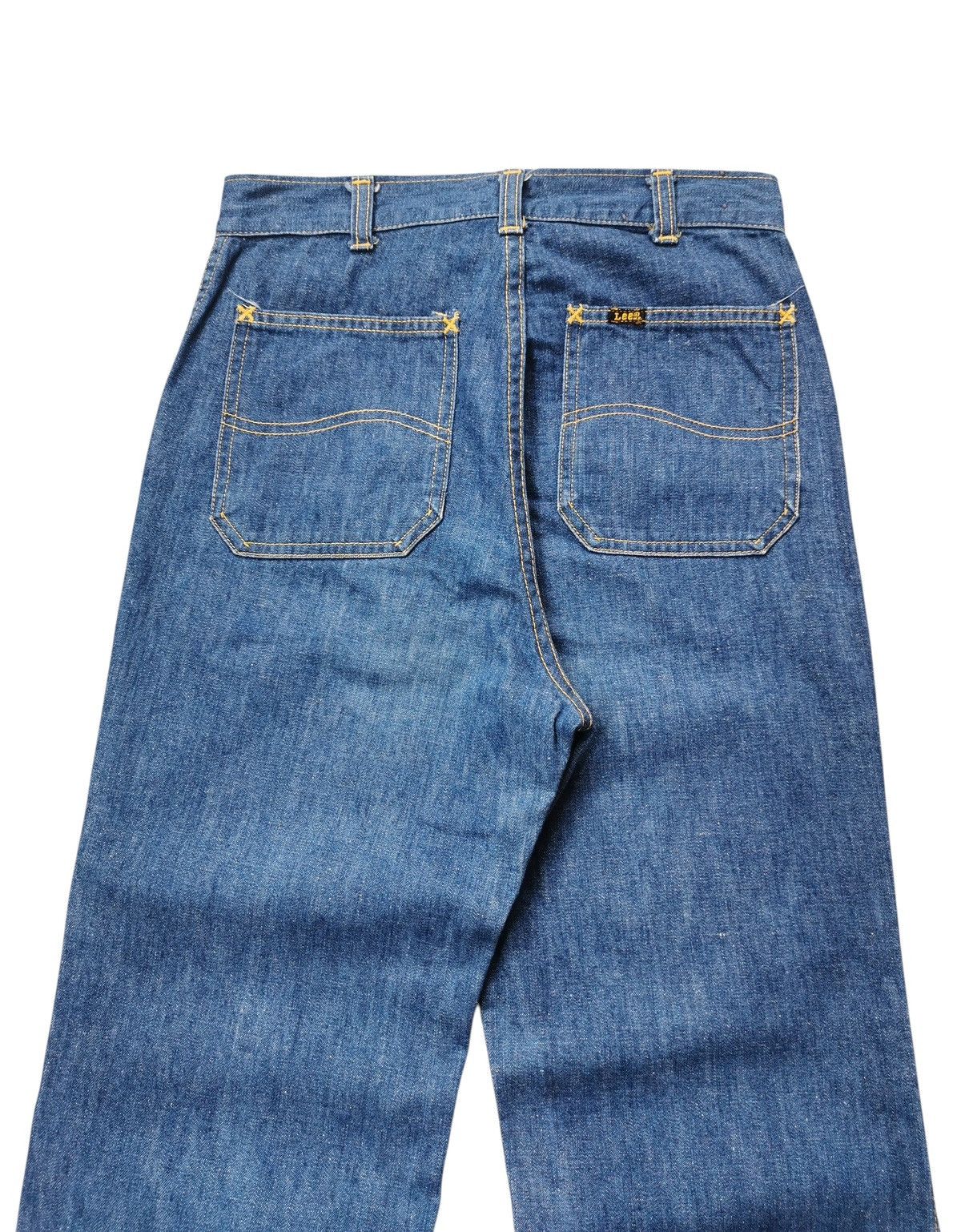 Lee 70s,80s Lee Vintage Bootcut Jeans Talon 42 Zipper Size 27" / US 4 / IT 40 - 4 Thumbnail