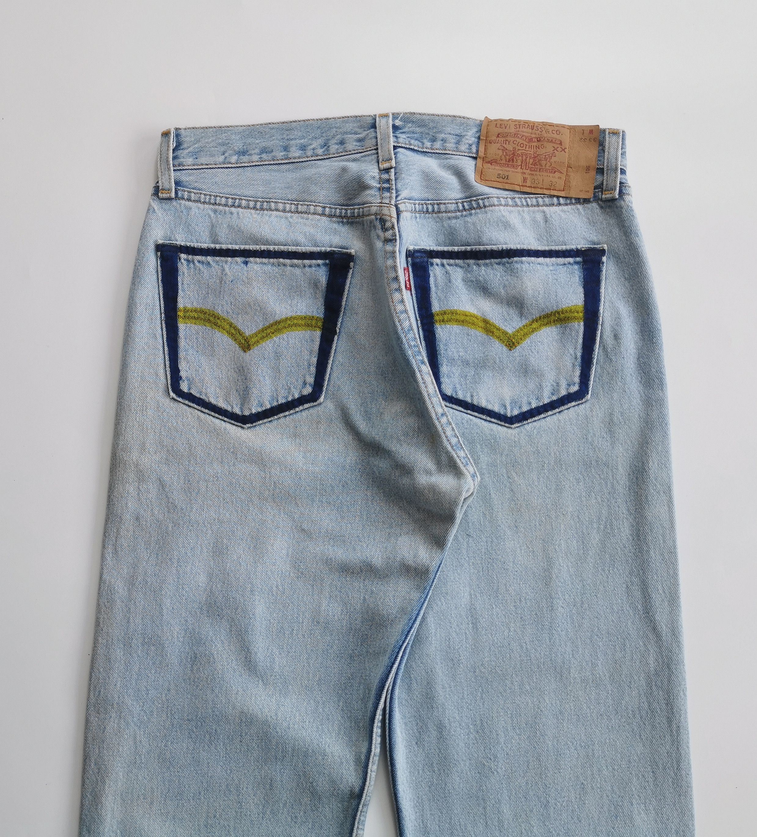 Heron Preston × Levi's Levis 501 Vintage Custom Marker Arcuate Design Size US 32 / EU 48 - 1 Thumbnail