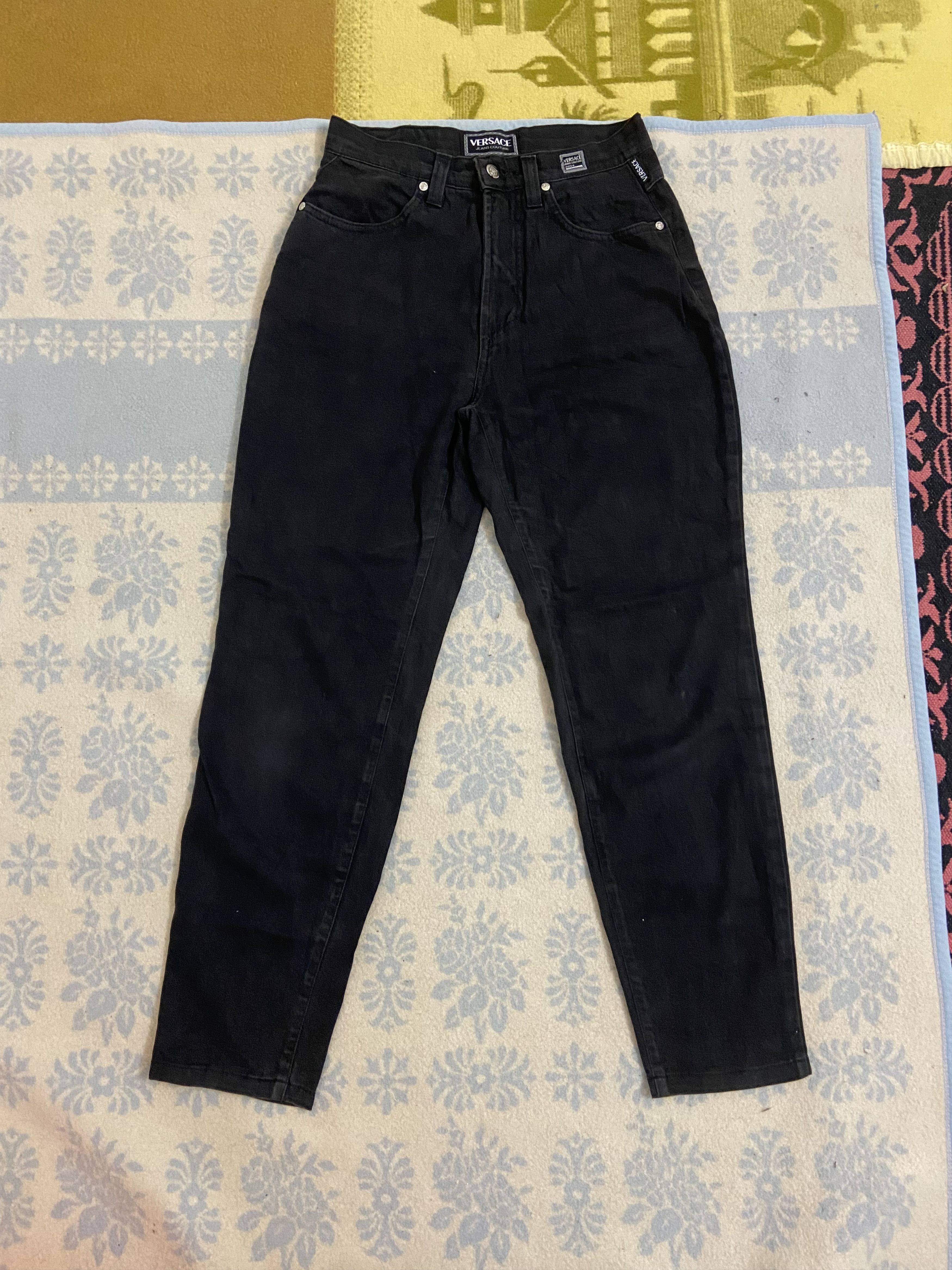 Versace Versace Jeans Couture Super Black jeans Size US 29 - 1 Thumbnail