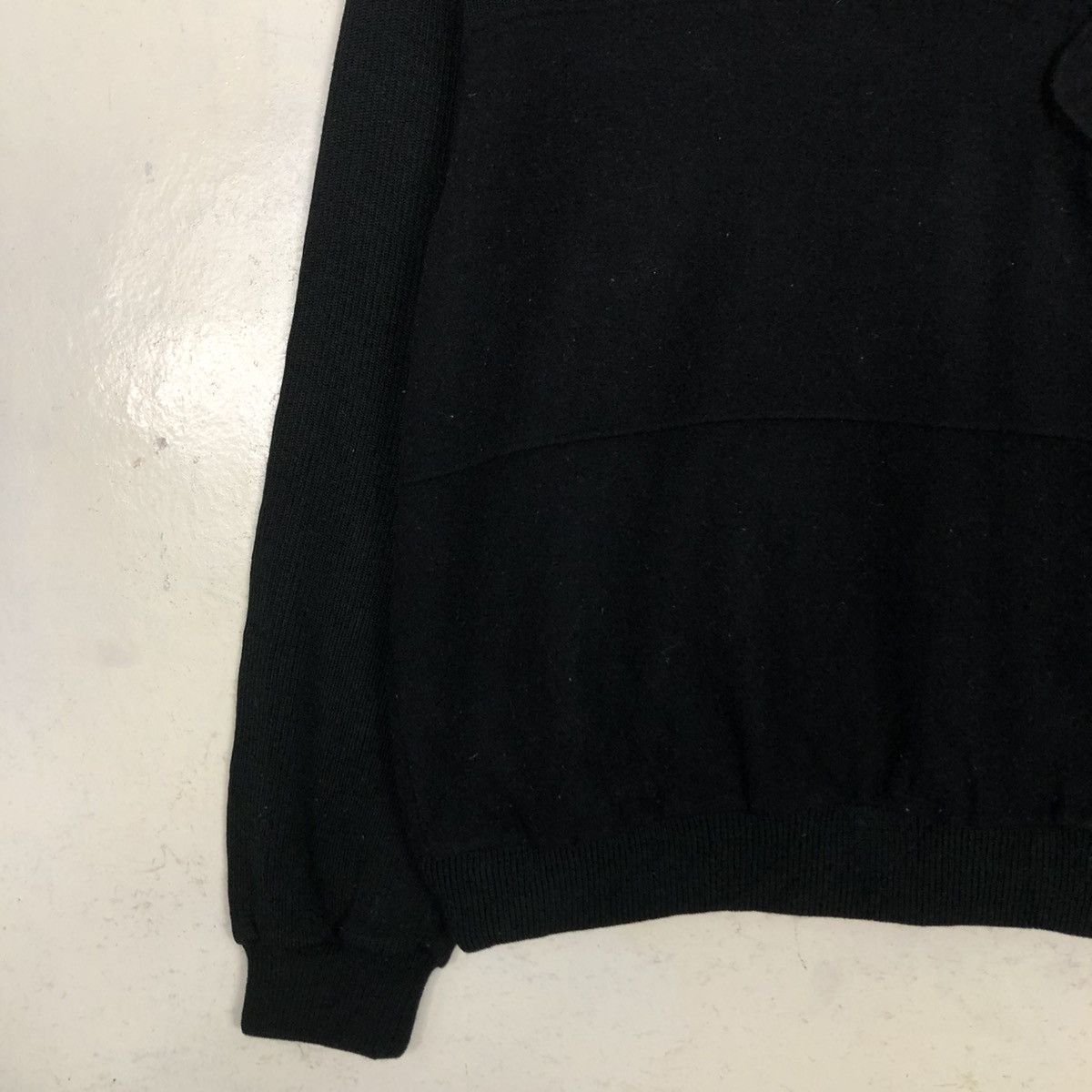 Issey Miyake 📌Vintage Sweatshirt Rich Black Asymmetrical Simple Life Size US M / EU 48-50 / 2 - 6 Thumbnail