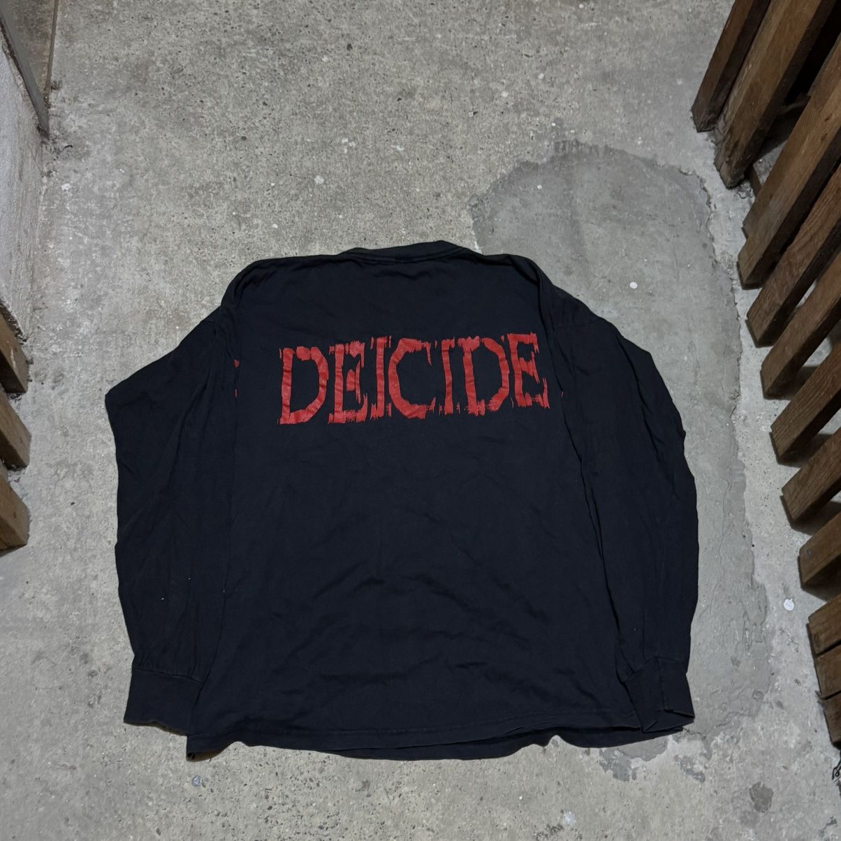 Band Tees × Vintage Vintage 90s rare Deicide long sleeve Size US XL / EU 56 / 4 - 2 Thumbnail