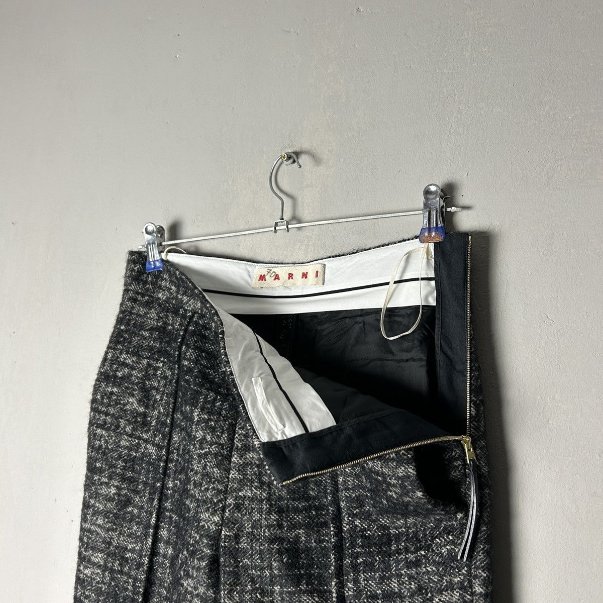 Marni Marni Wool /Alpaca / Mohair Flared Pants Size 26" / US 2 / IT 38 - 4 Thumbnail