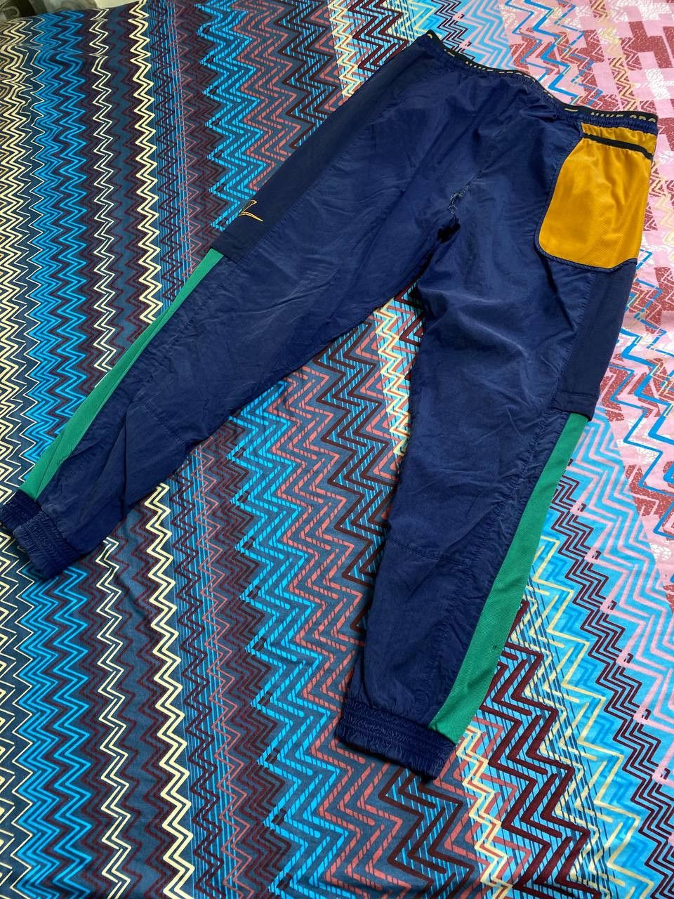 Nike × Vintage Y2K Nike Baggy Nylon Track Drill Pants Size US 34 / EU 50 - 5 Thumbnail