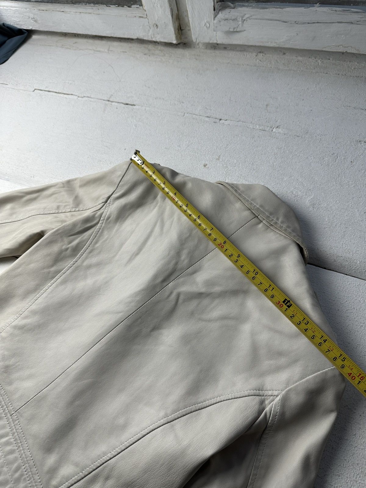 Iro 🚨Y2K RICK OWENS TYPE DIRTY SLIM FIT ZIP LEATHER JACKET Size XS / US 0-2 / IT 36-38 - 19 Thumbnail
