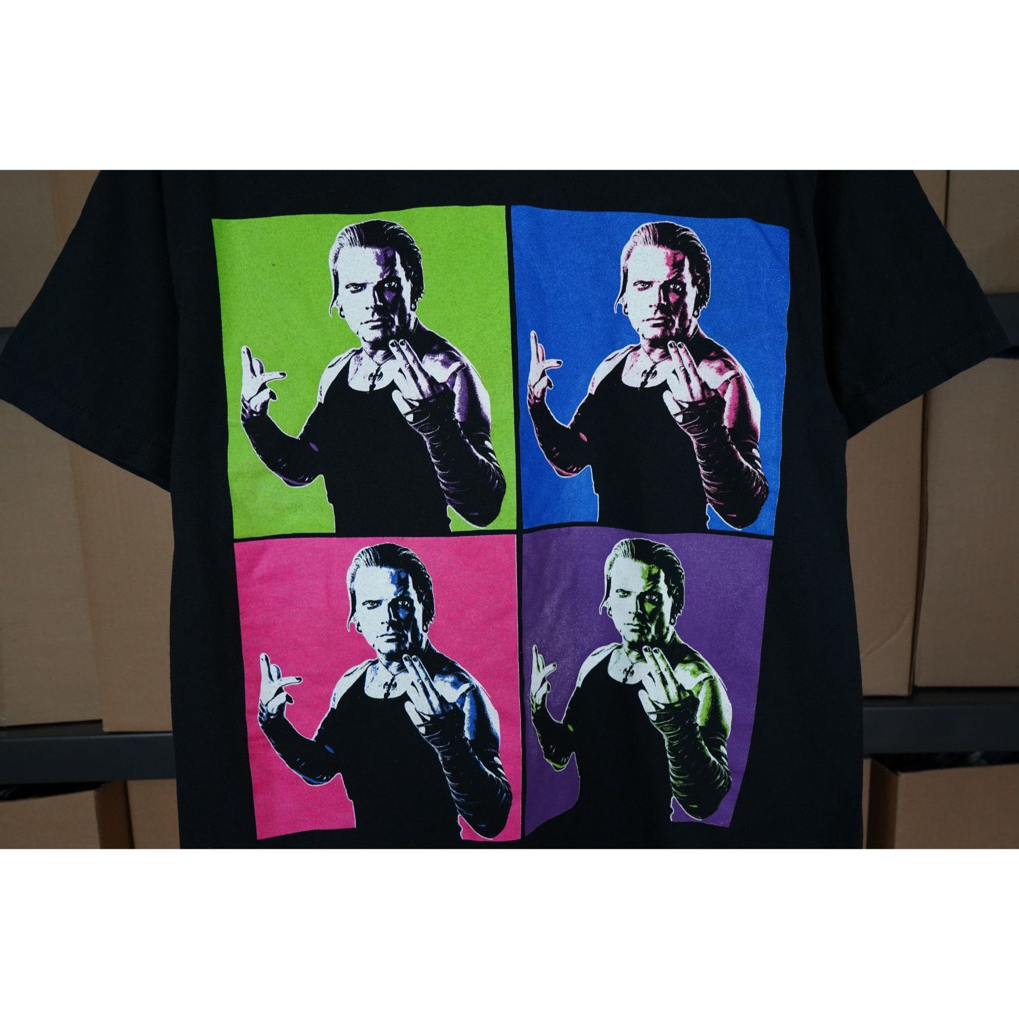 WWE Jeff Hardy Wrestling Tshirt - Men's M - Item #294 Size US M / EU 48-50 / 2 - 3 Thumbnail