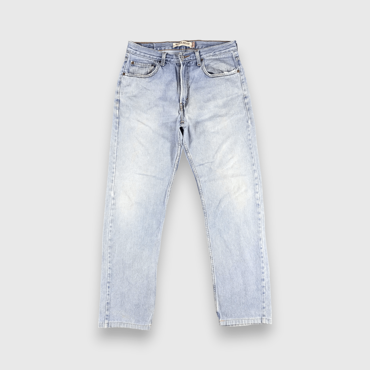 Levi's Vintage Blue Wash Levis 505 Jeans-J1466 Size US 33 - 1 Thumbnail