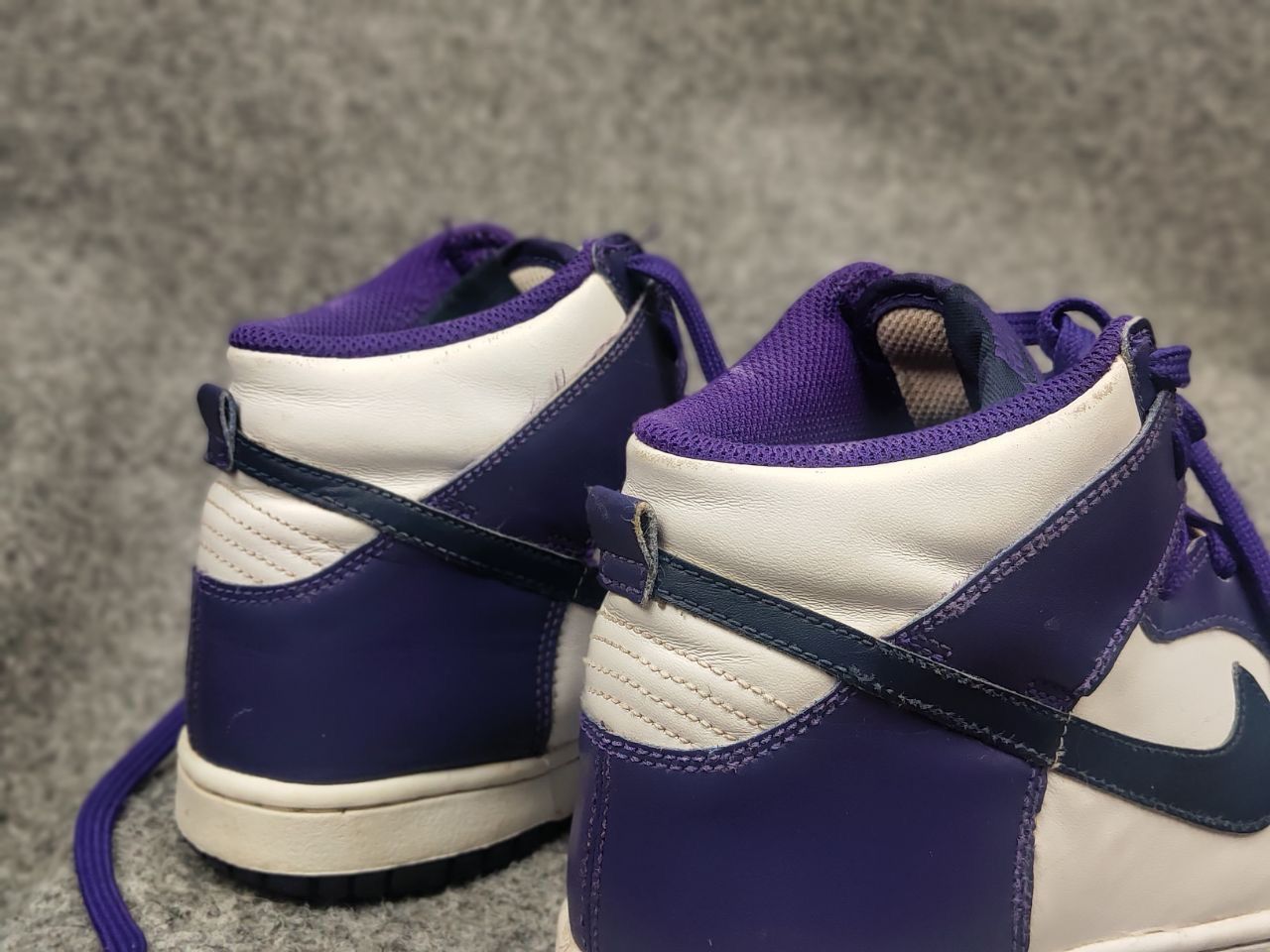 Nike Nike Dunk High Electro Purple Leather Shoes Sneaker Vintage Size US 8 / IT 38 - 14 Thumbnail