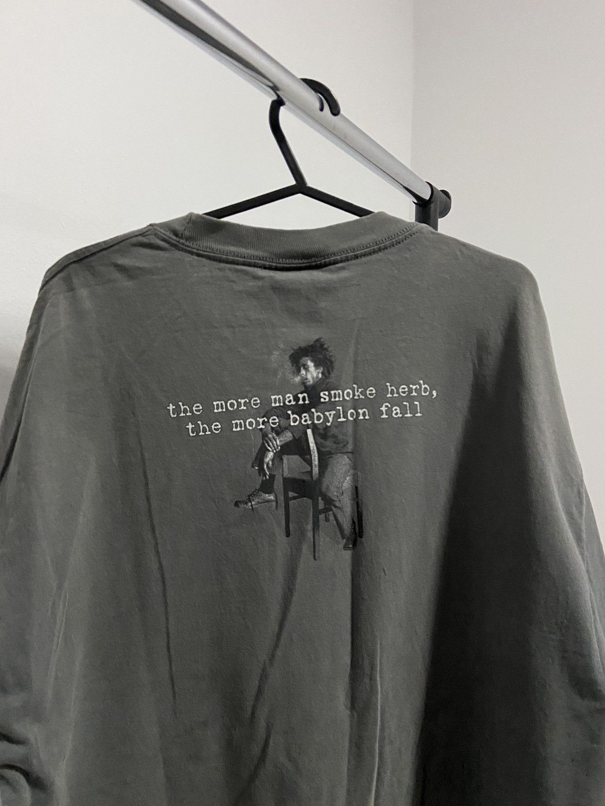Bob Marley × Vintage Bob Marley T Shirt Babylon fall Big Logo Vintage Size US L / EU 52-54 / 3 - 4 Thumbnail