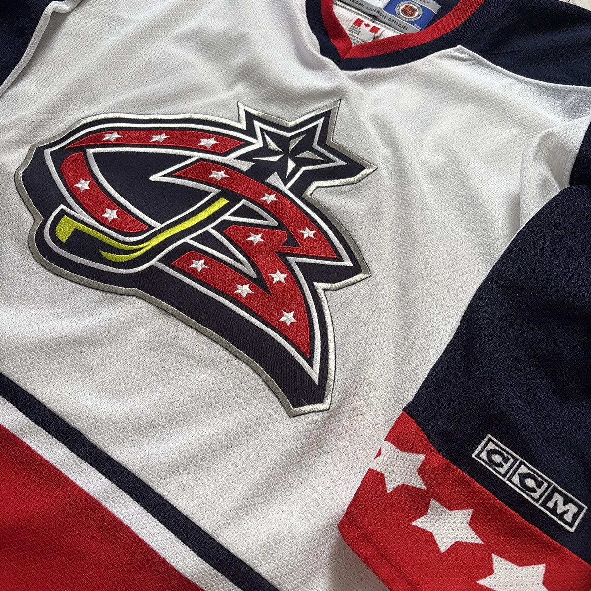 Ccm 2001 Columbus Blue Jacket Rostislav Klesla Hockey Jersey Size US L / EU 52-54 / 3 - 3 Thumbnail