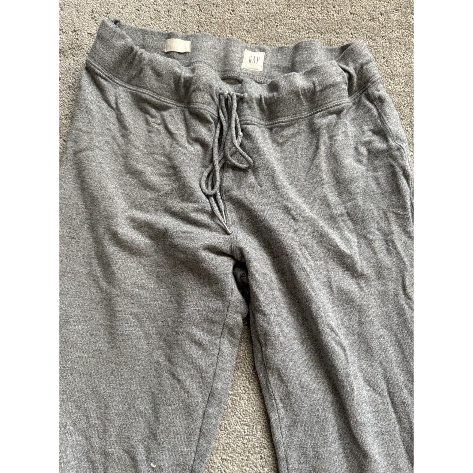 Gap VINTAGE Gap Women's Sweatpants Tapered Lounge Pants Fall Winter Spring Summer Activewear Size Small Gray Logo Athleisure Size 28" / US 6 / IT 42 - 4 Thumbnail