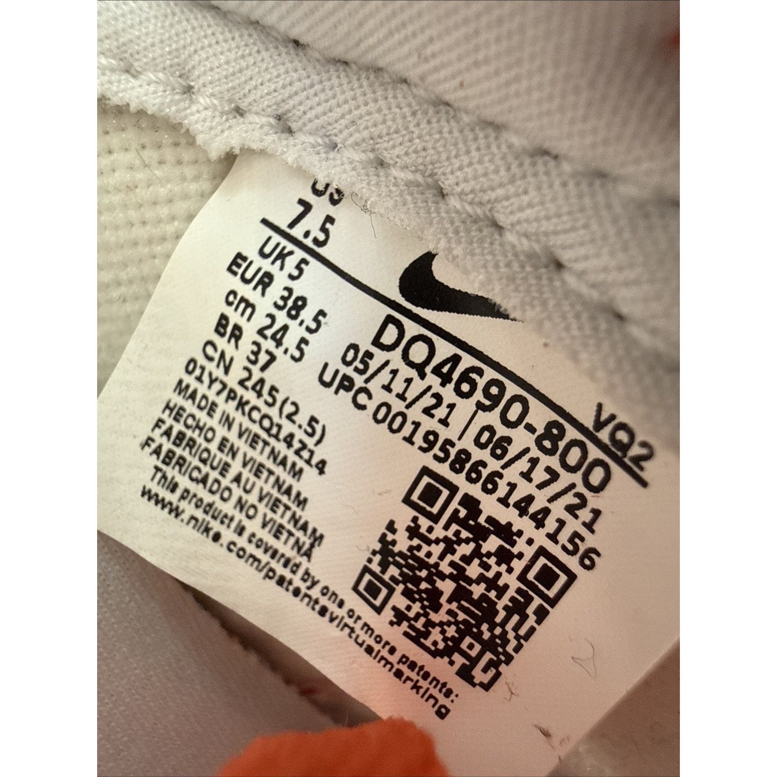 Nike Nike Dunk Low Orange University Gold Size 7.5W/6M Size US 7.5 / IT 37.5 - 8 Thumbnail