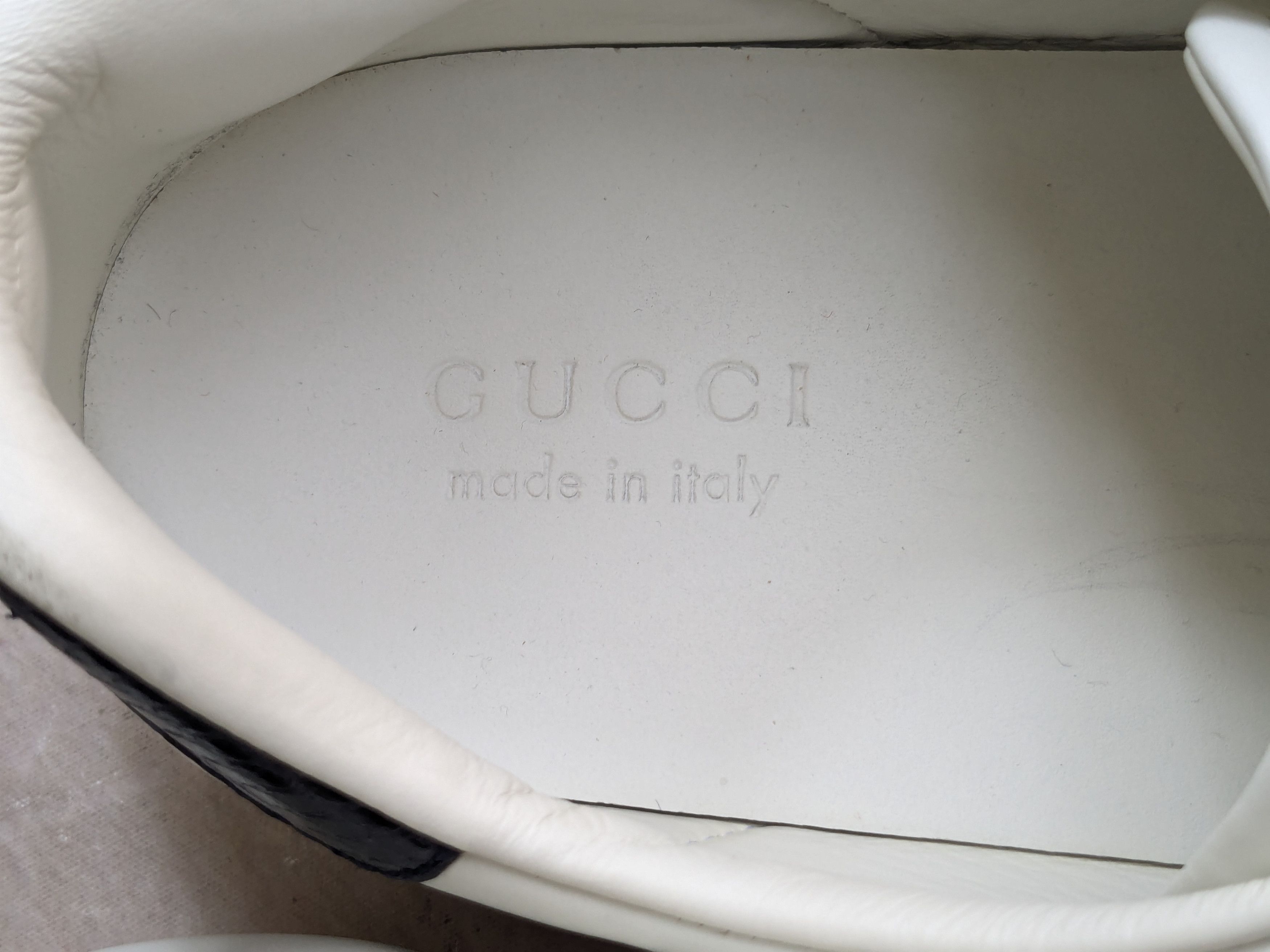Gucci Gucci Ace Sneakers White 13.5 White Low Tops 386750 Size US 13 / EU 46 - 3 Thumbnail