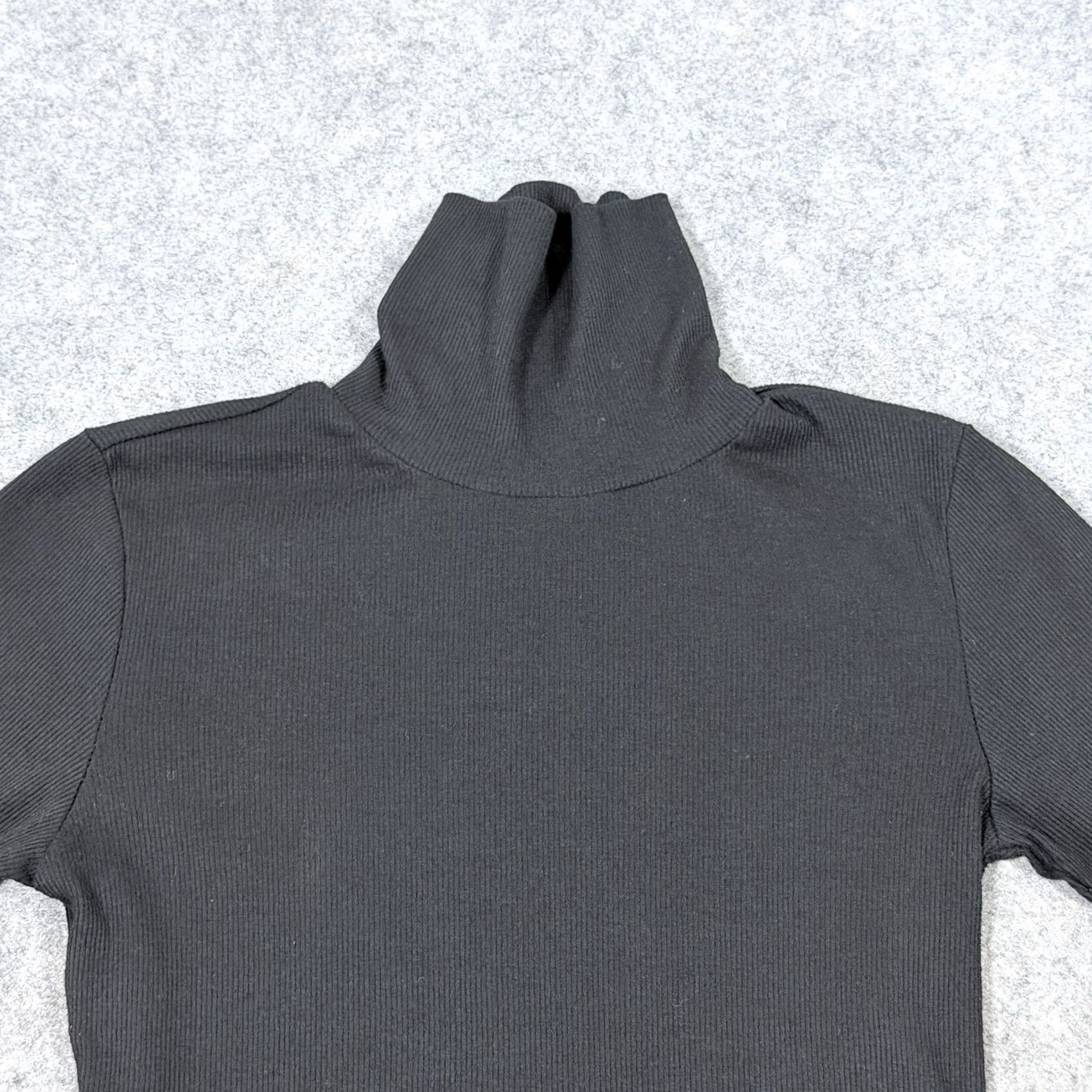 Vintage Active Basic Long Sleeve Pullover Turtleneck Sweater Women's Size Medium Black Size M / US 6-8 / IT 42-44 - 2 Thumbnail