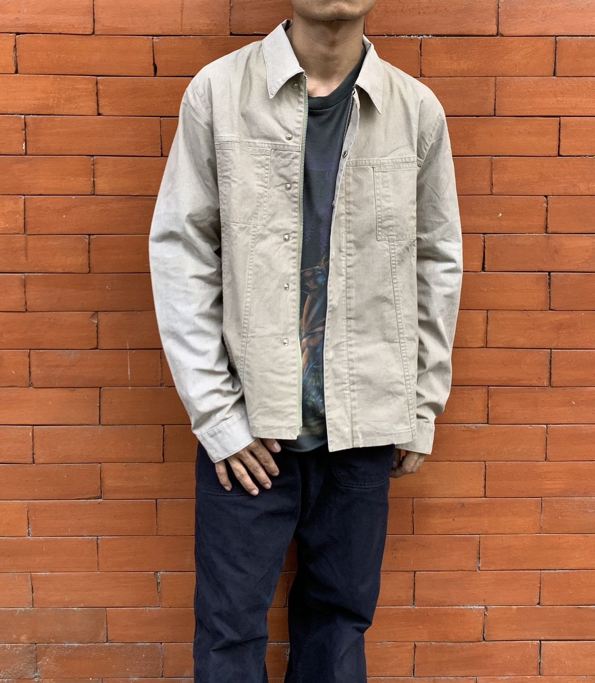 Helmut Lang 1998 Blouson Cotton Work Jacket | Grailed