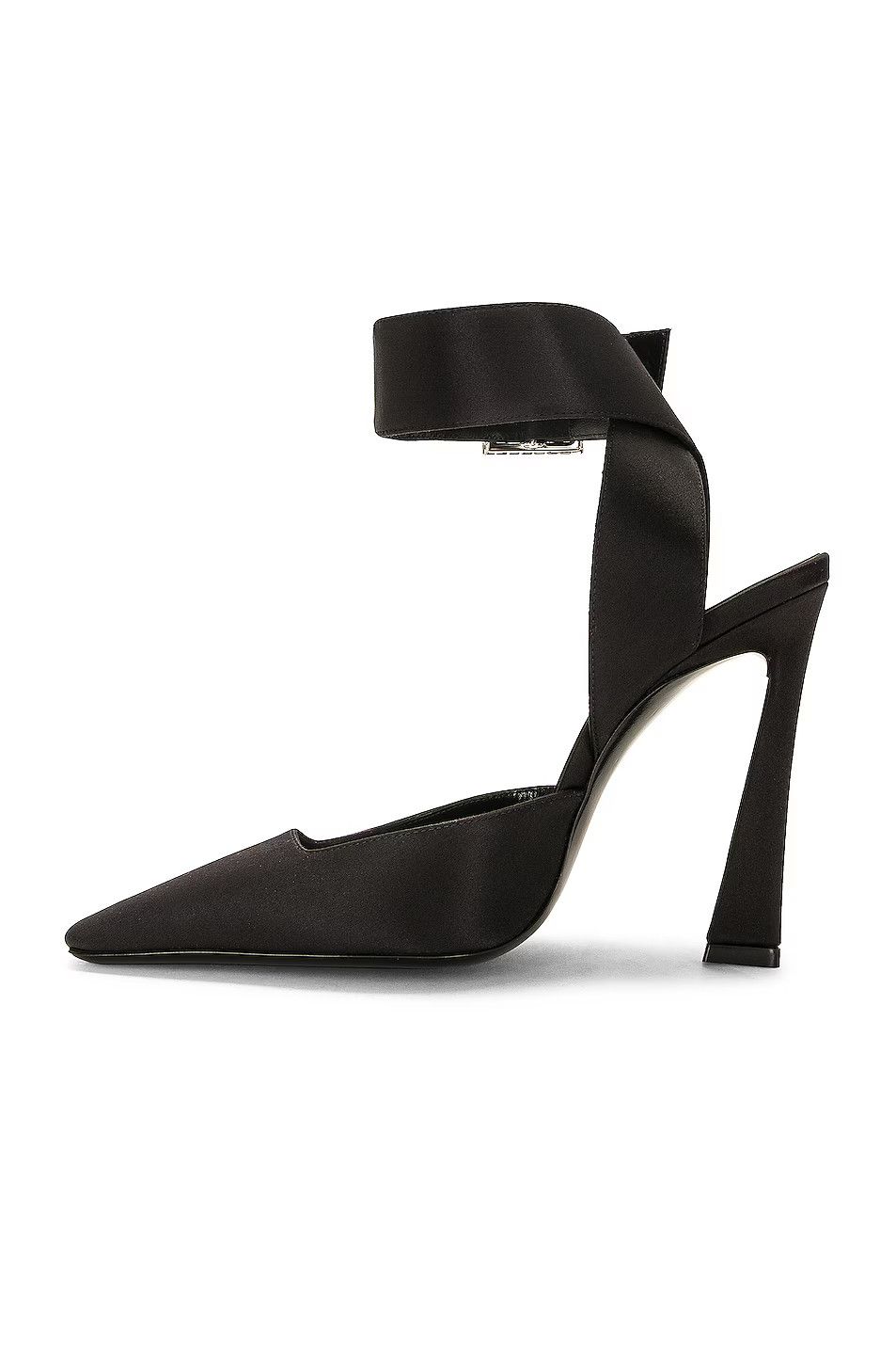 Saint Laurent Paris o1bcso1str1124 Fanny Slingback Pumps in Nero Size US 7.5 / IT 37.5 - 4 Thumbnail