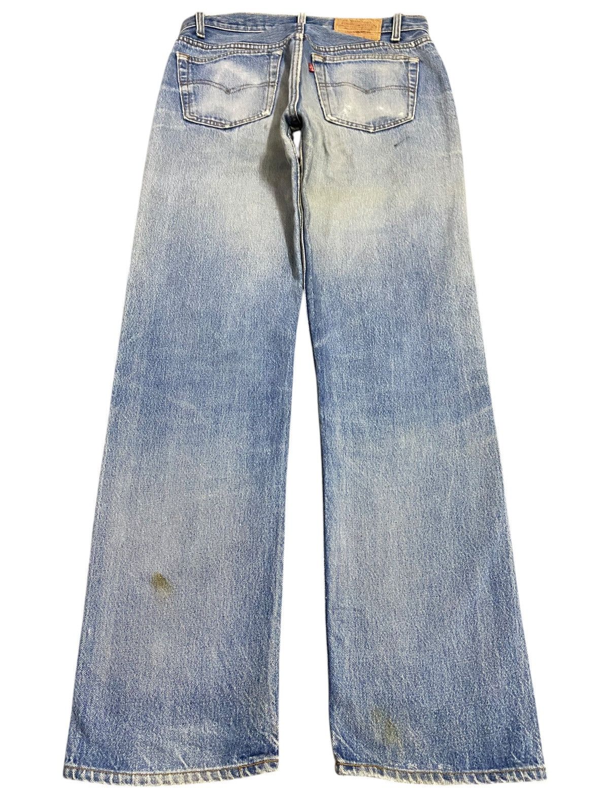 Levi's Vintage Clothing Vintage Levis 501 80’s Button 501 Distressed Loose Jeans Size US 32 / EU 48 - 2 Thumbnail