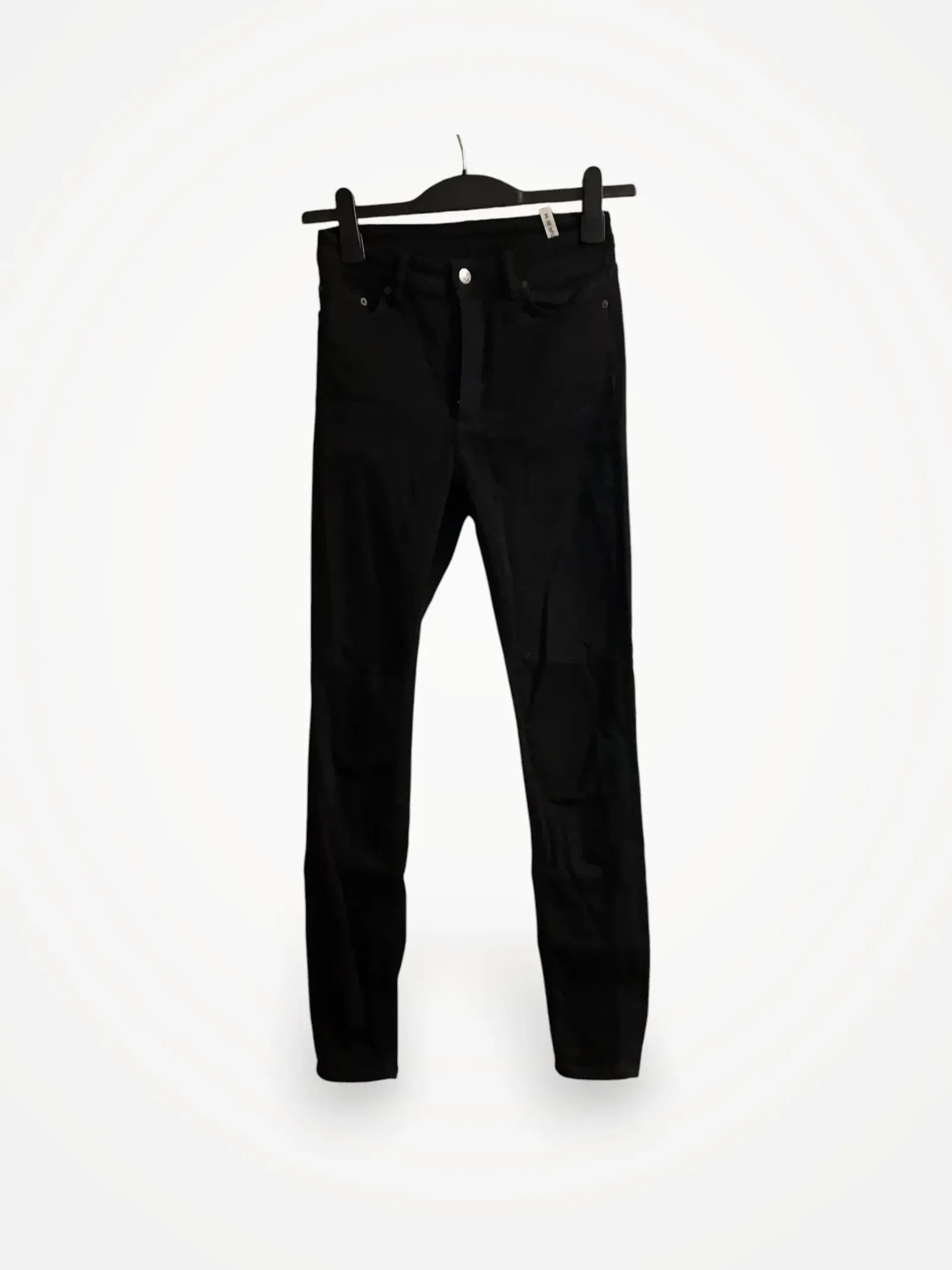 Acne Studios Acne Studios Peg Blk Jeans Size 26" / US 2 / IT 38 - 1 Thumbnail