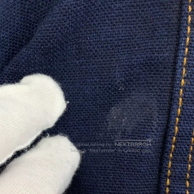 Loewe Loewe Dark Blue Logo Embossed Leather Branding Cotton Coll Size US S / EU 44-46 / 1 - 8 Thumbnail