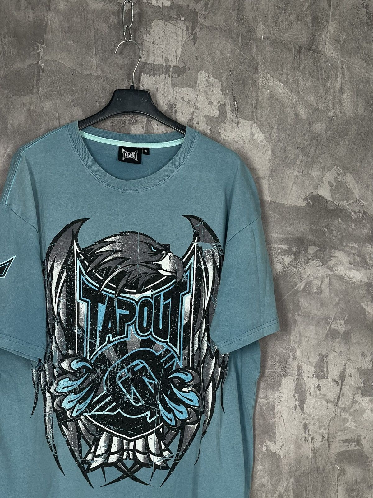 Affliction × Tapout × Vintage Crazy Vintage Y2K Affliction Style Tapout Grunge T Shirt Size US XL / EU 56 / 4 - 4 Thumbnail