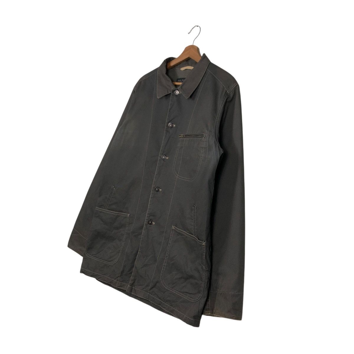 Issey Miyake 🔥VINTAGE CHORE WORKER JACKET DULTANOUS DOUBLE POCKET Size US L / EU 52-54 / 3 - 4 Thumbnail