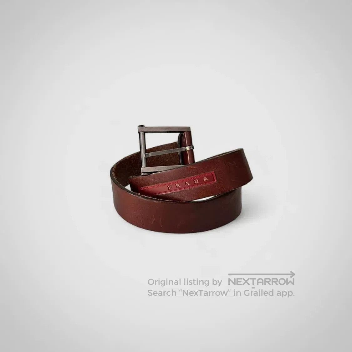 Prada Prada Sport Vintage Leather Belt. Size ONE SIZE - 1 Thumbnail